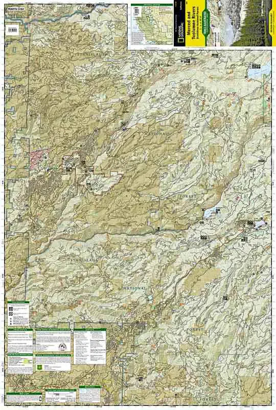 Merced & Tuolumne Rivers Map