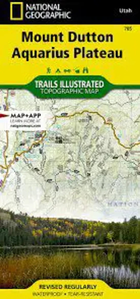Mt Dutton, Aquarius Plateau Hiking Map