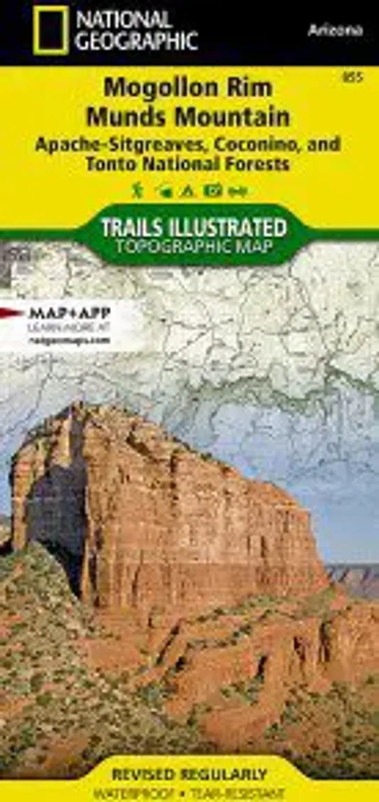 Mogollon Rim & Munds Mountain Map