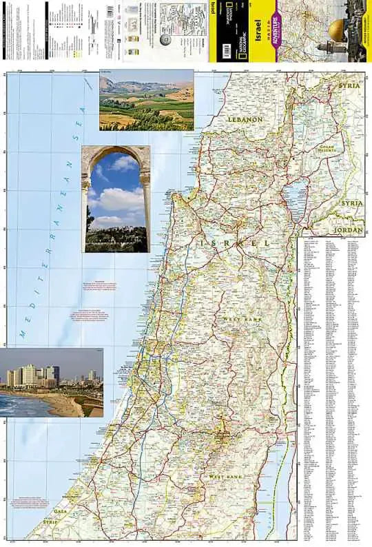Israel Travel Map