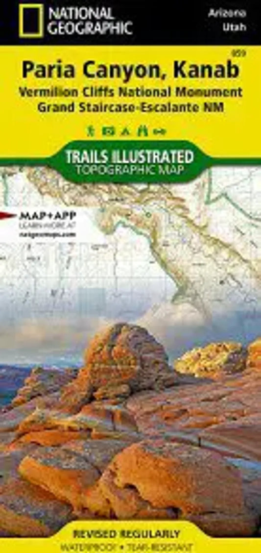 Paria Canyon - Kanab Map
