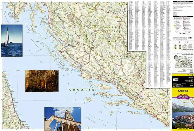 Croatia Travel Map