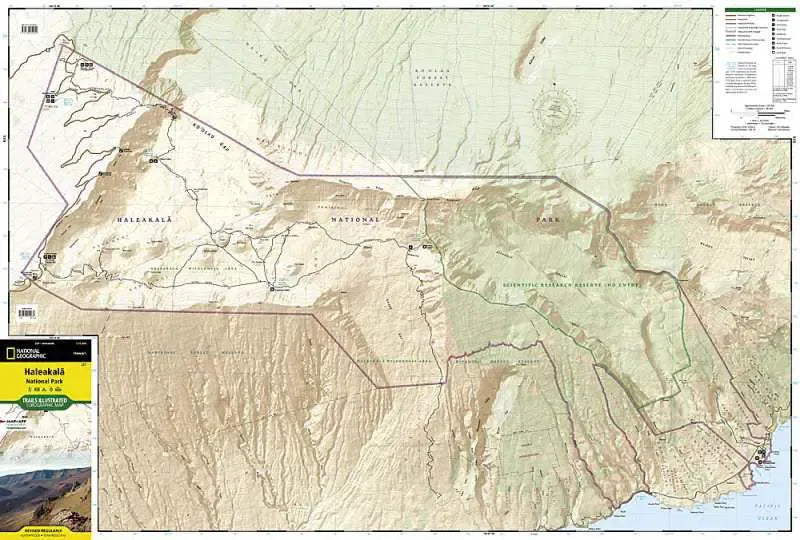 Haleakala National Park Map