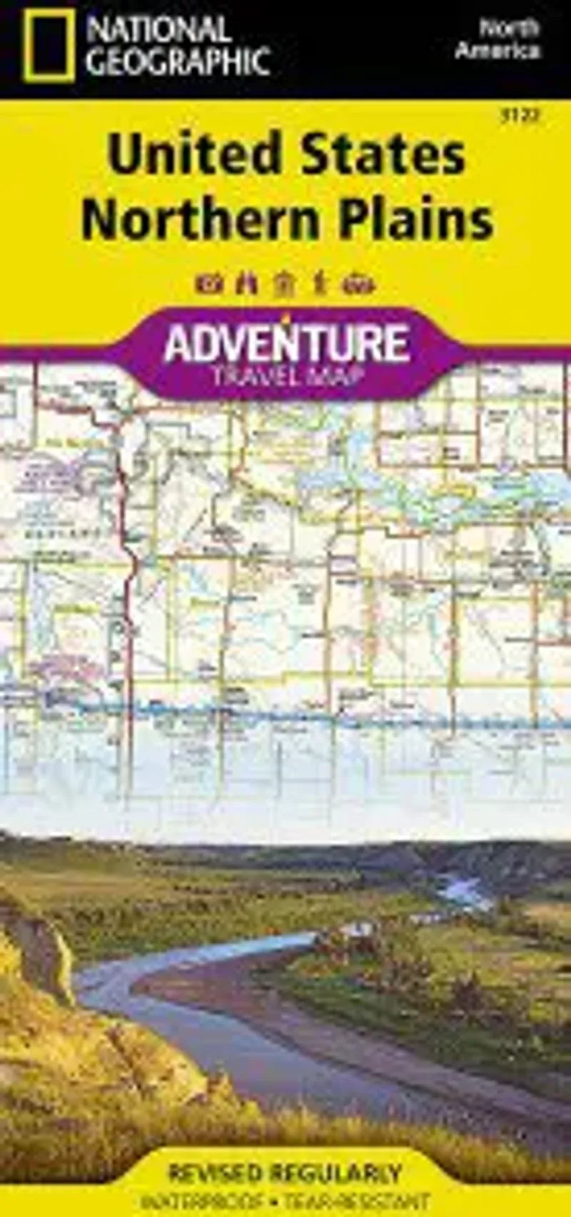 United States Northern Plains Travel Map