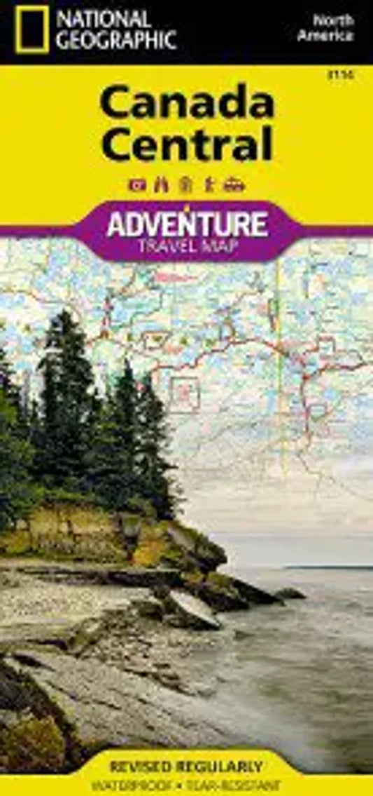 Canada Central Travel Map