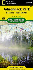 Adirondack Park #746 - Saranac Map