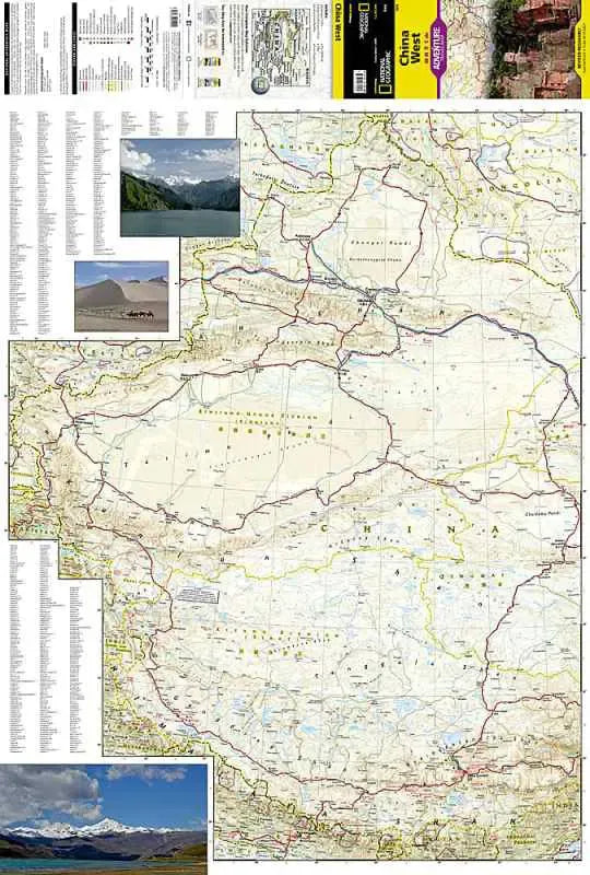 China West Travel Map