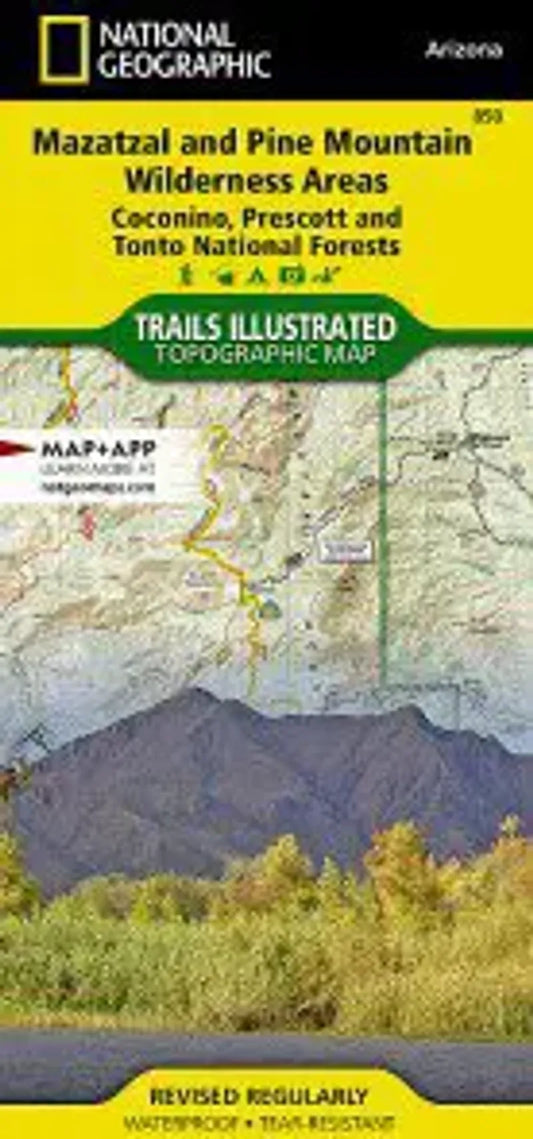 Mazatzal & Pine Mountain Wilderness Areas Map