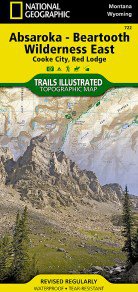 Absaroka - Beartooth Wilderness East Map