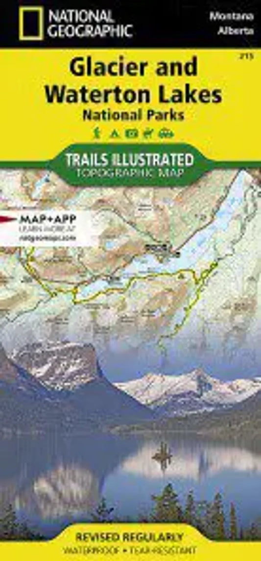 Glacier and Waterton Lakes National Parks Map