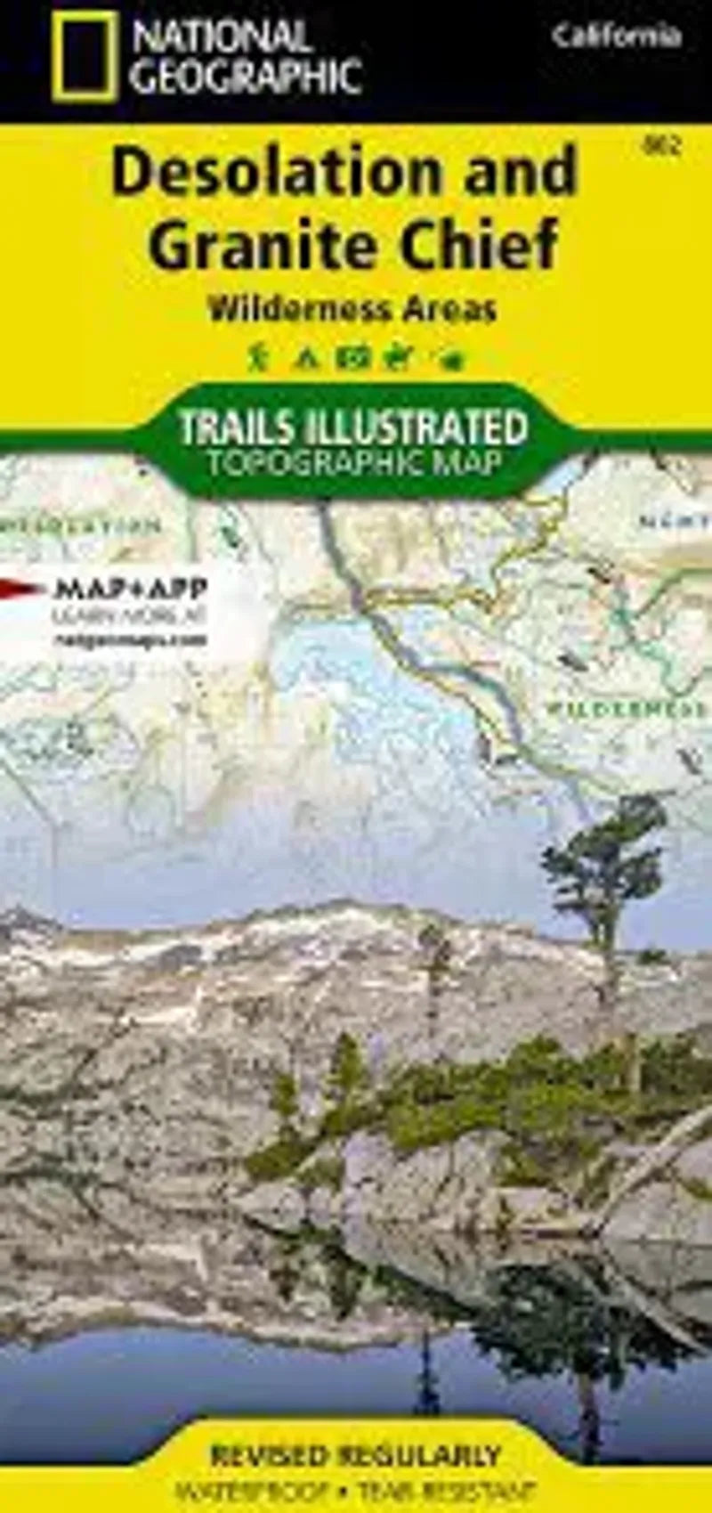 Desolation & Granite Chief Wilderness Map