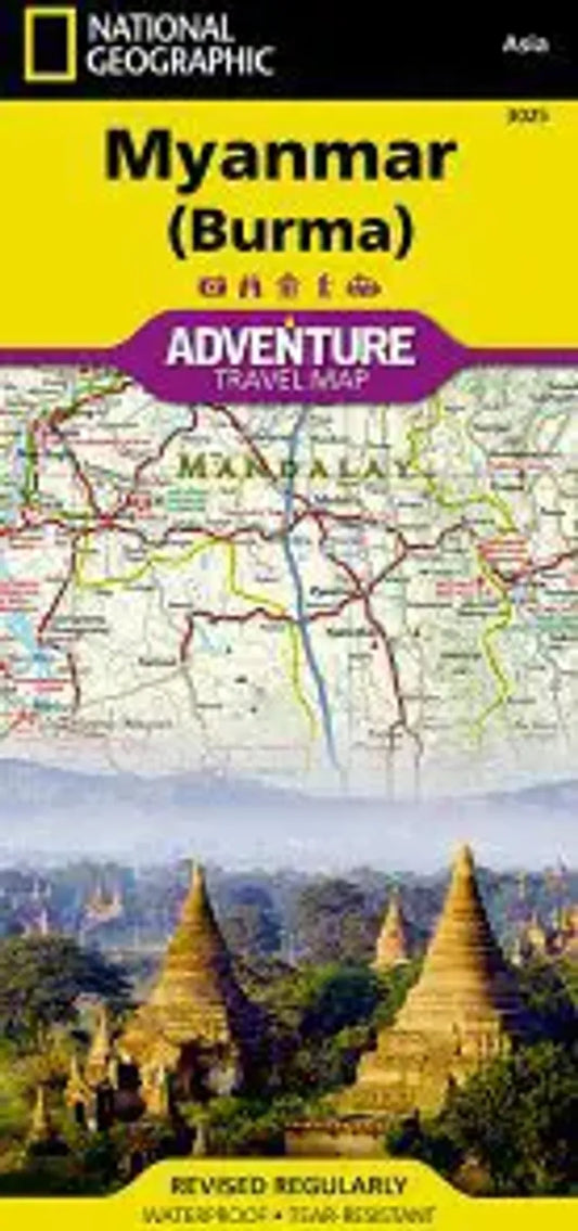 Myanmar (Burma) Travel Map