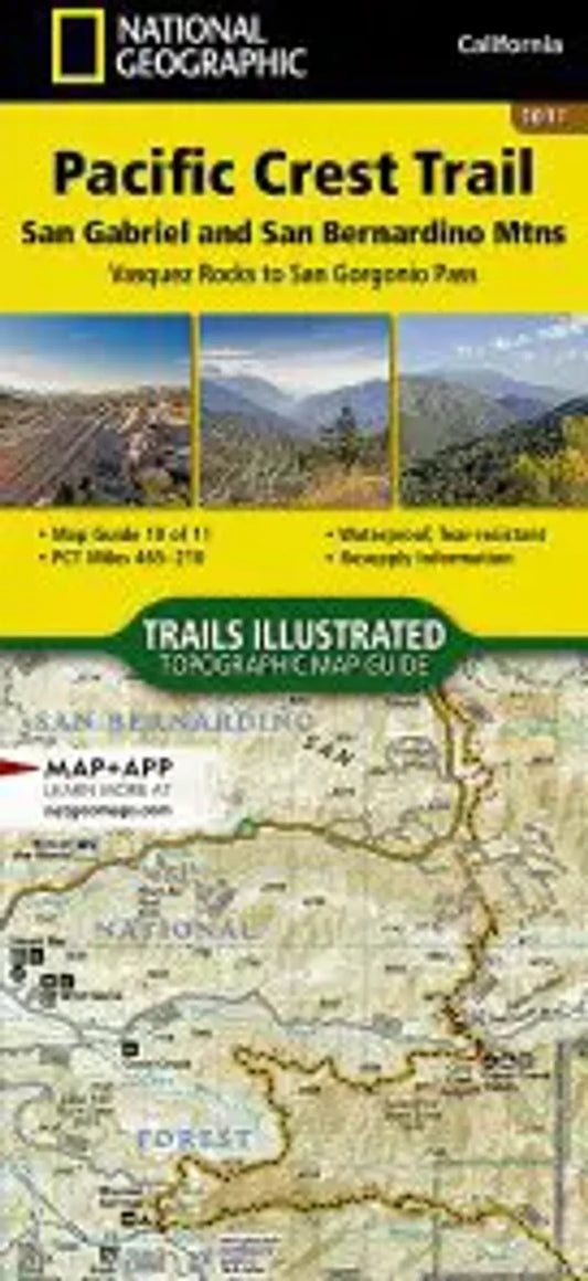 Pacific Crest Trail - San Gabriel & San Bernardino Mountains Booklet