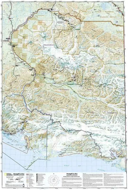 Wrangell-St. Elias National Park Map