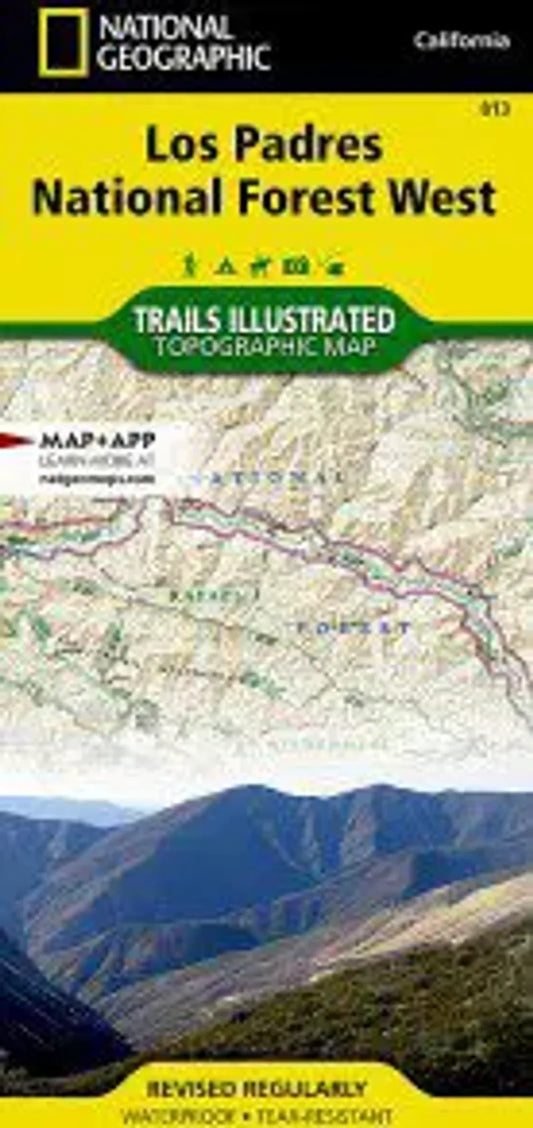 Los Padres National Forest West Map