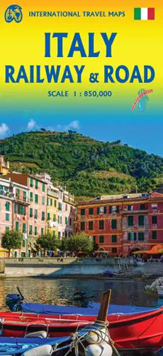 Italy Railway & Road Map