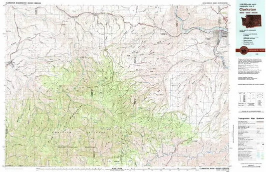 Clarkston USGS 1:100K Topo Map