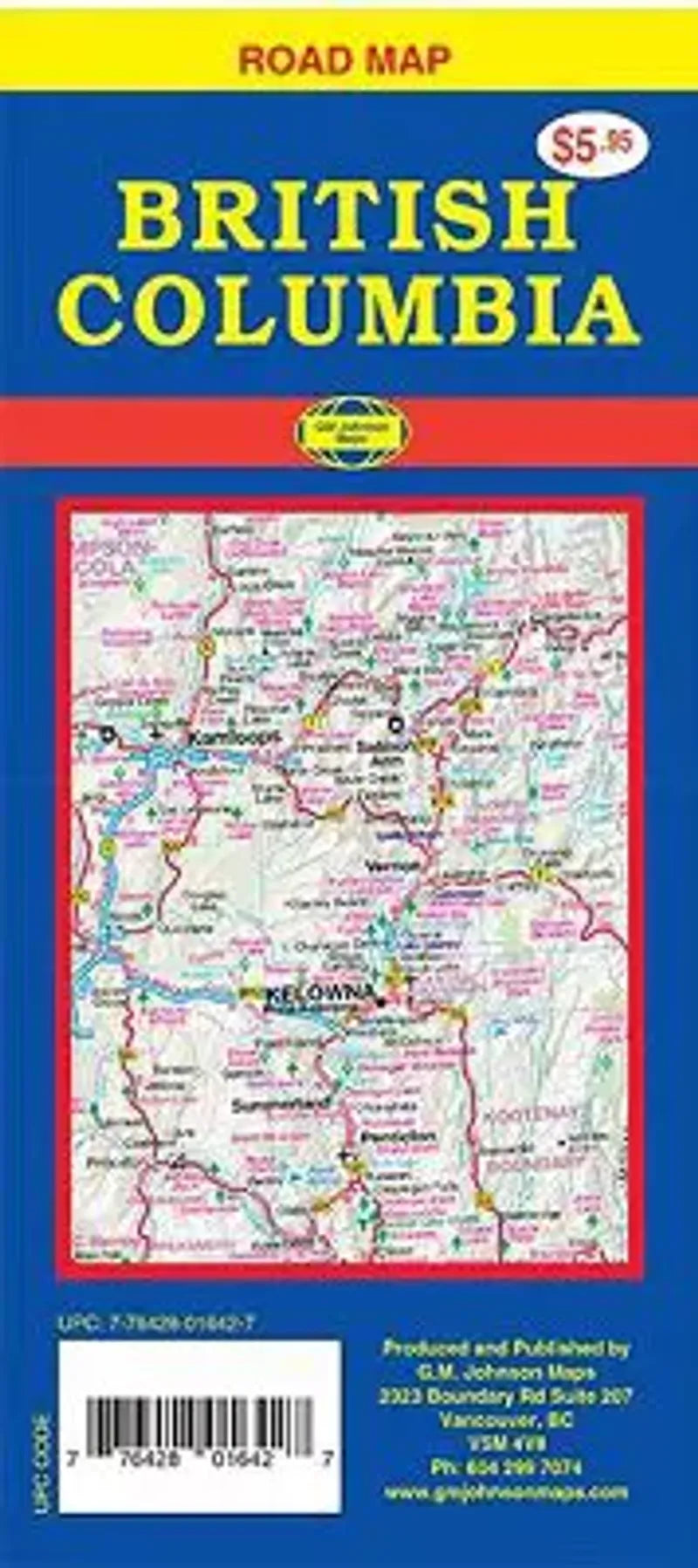 British Columbia Road Map