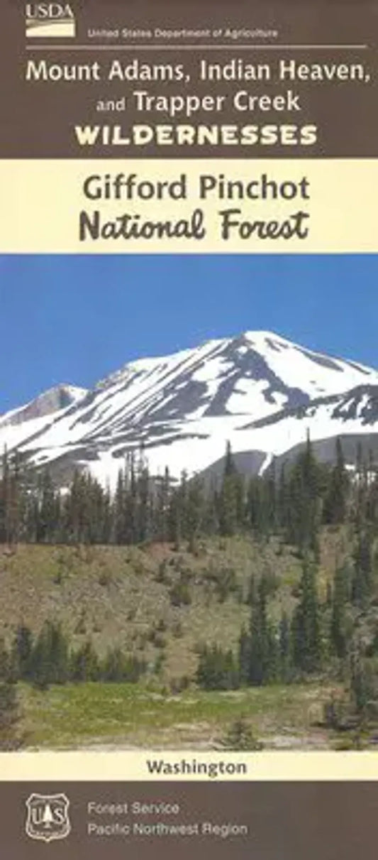 Mt. Adams, Indian Heaven & Trapper Creek Wilderness Map