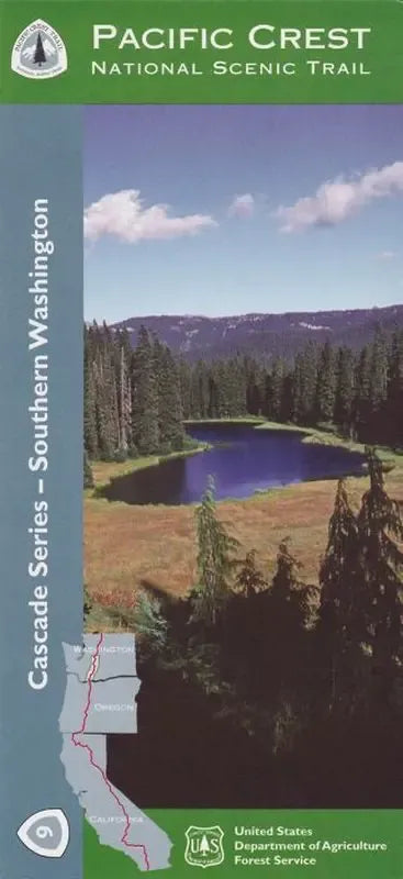 Pacific Crest Trail Map - South Washington Cascades