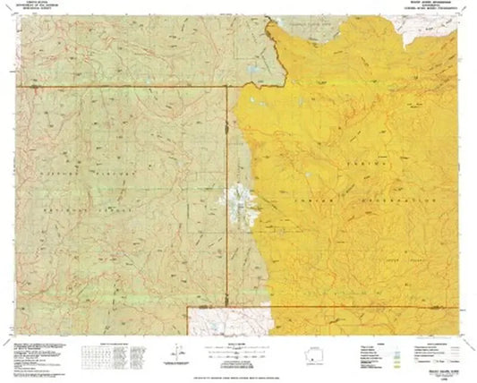 Mount Adams USGS 1:100K Topo Map