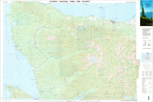 Olympic NP Topographic Map