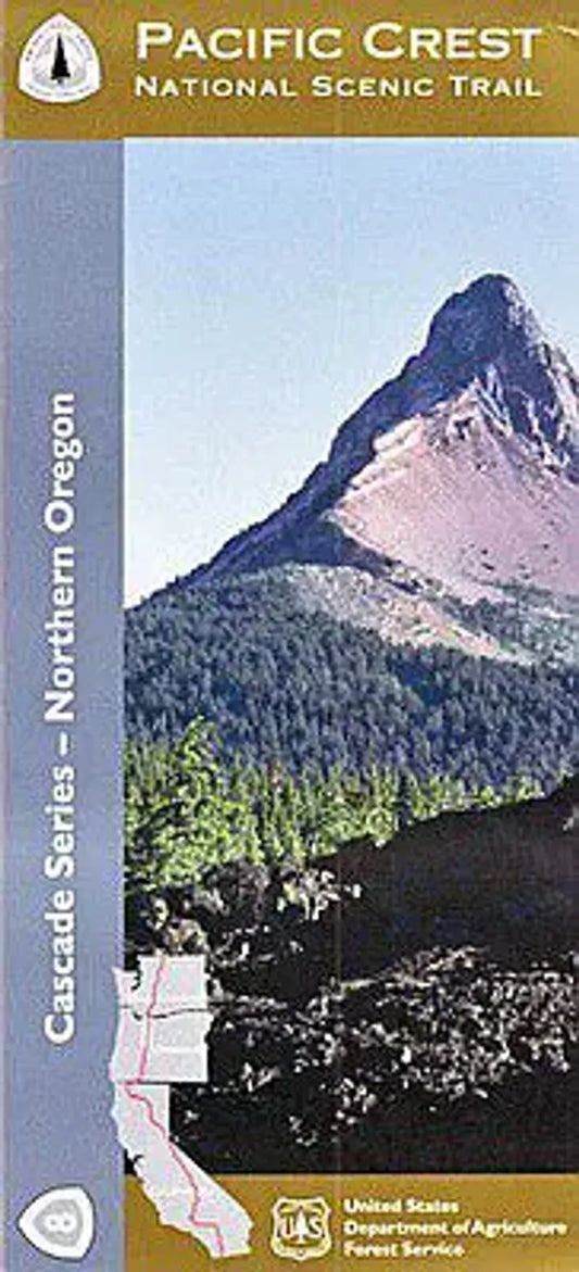 Pacific Crest Trail Map - Northern Oregon