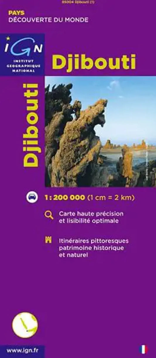 Djibouti Travel Map l IGN