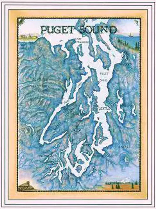 Puget Sound Art Print