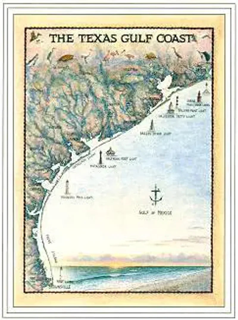 Texas Gulf Coast Art Print