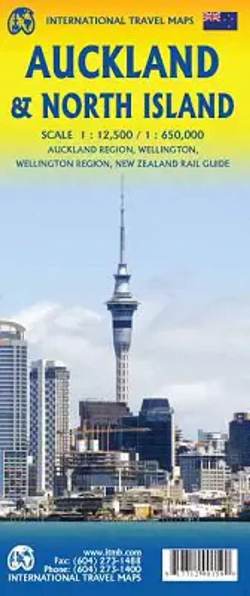 Auckland & North Island Travel Map