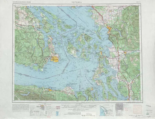 Victoria 1:250K USGS Topo Map