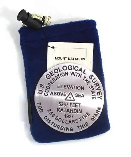 Mt. Katahdin Bench Mark Medallion
