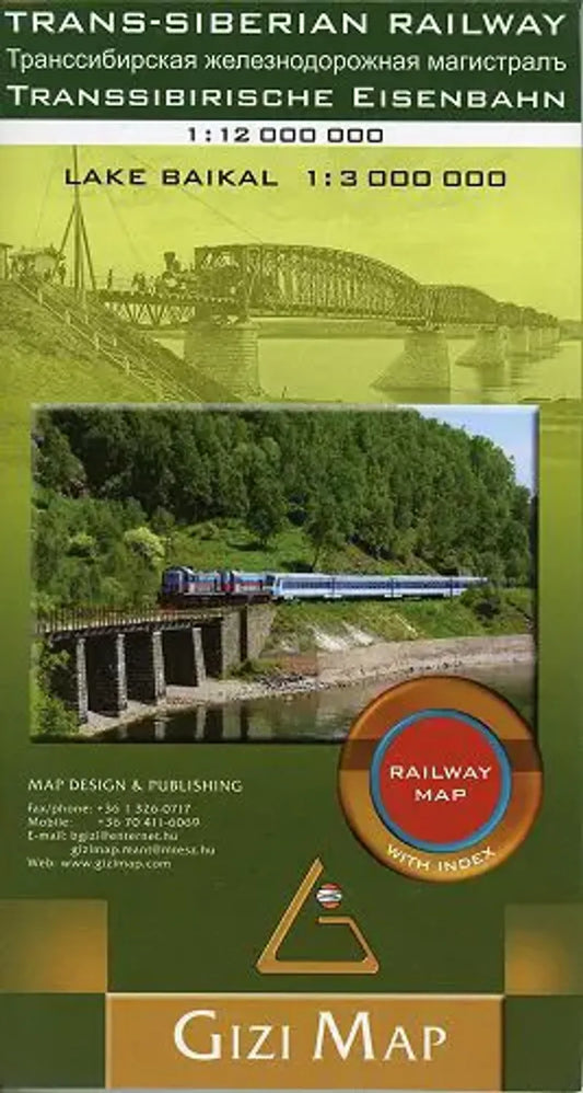Trans-Siberian Railway Travel Map l Gizi