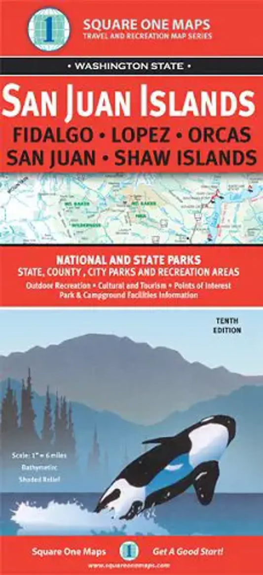 San Juan Islands Road Map