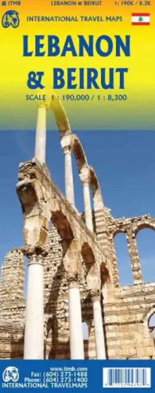 Lebanon & Beirut Travel Map