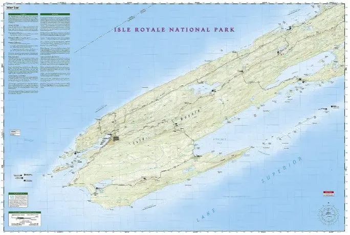 Isle Royale National Park Map