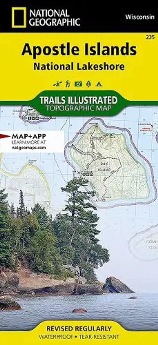 Apostle Islands National Lakeshore Map