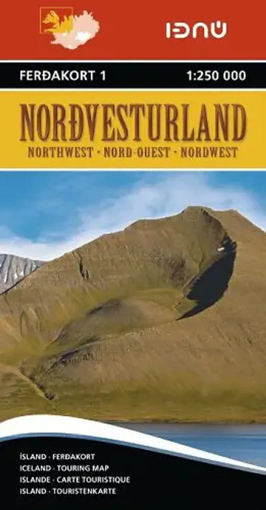 Iceland Northwest Touring Map #1