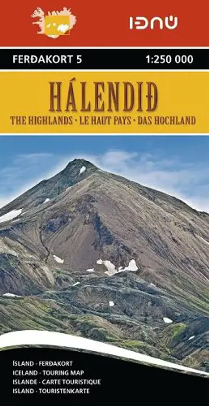 Iceland Highlands Touring Map #5