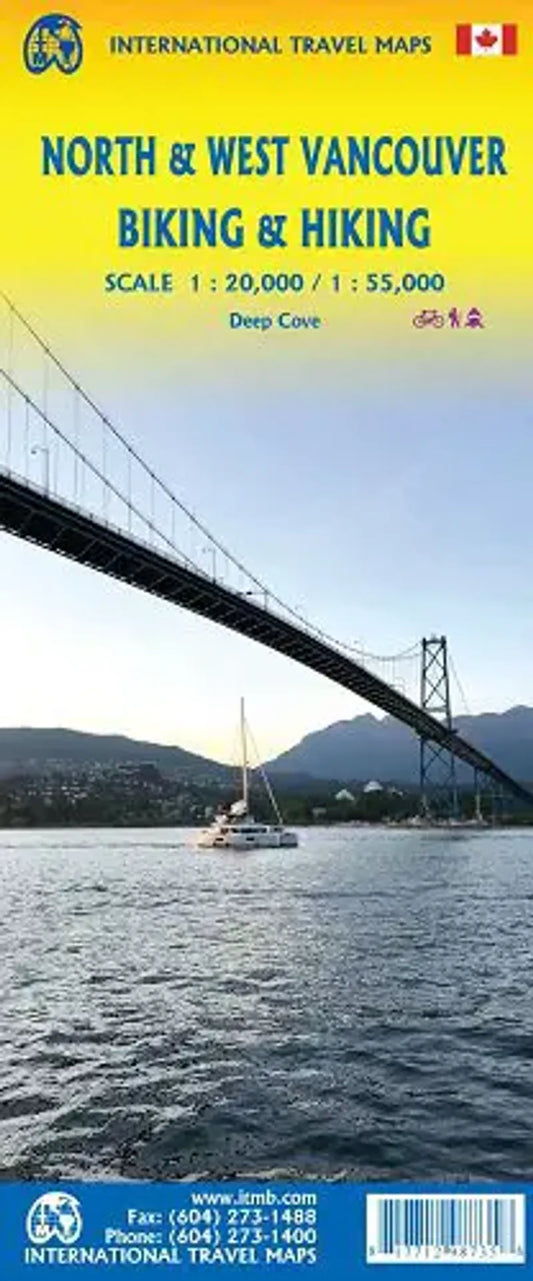 North & West Vancouver Hiking Map