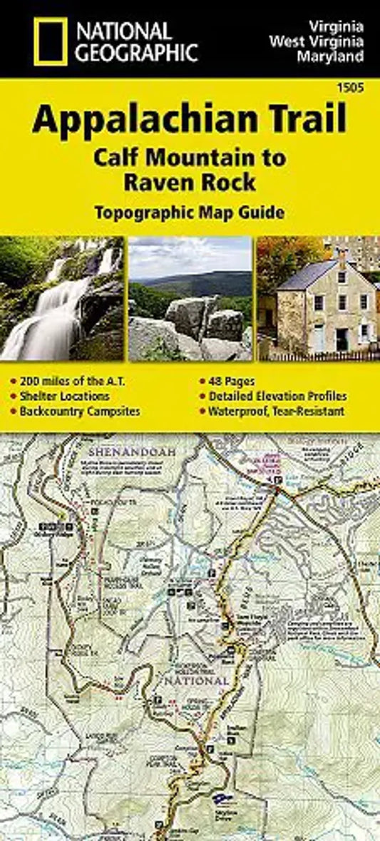 Appalachian Trail Map 1505 Calf Mountain to Raven Rock