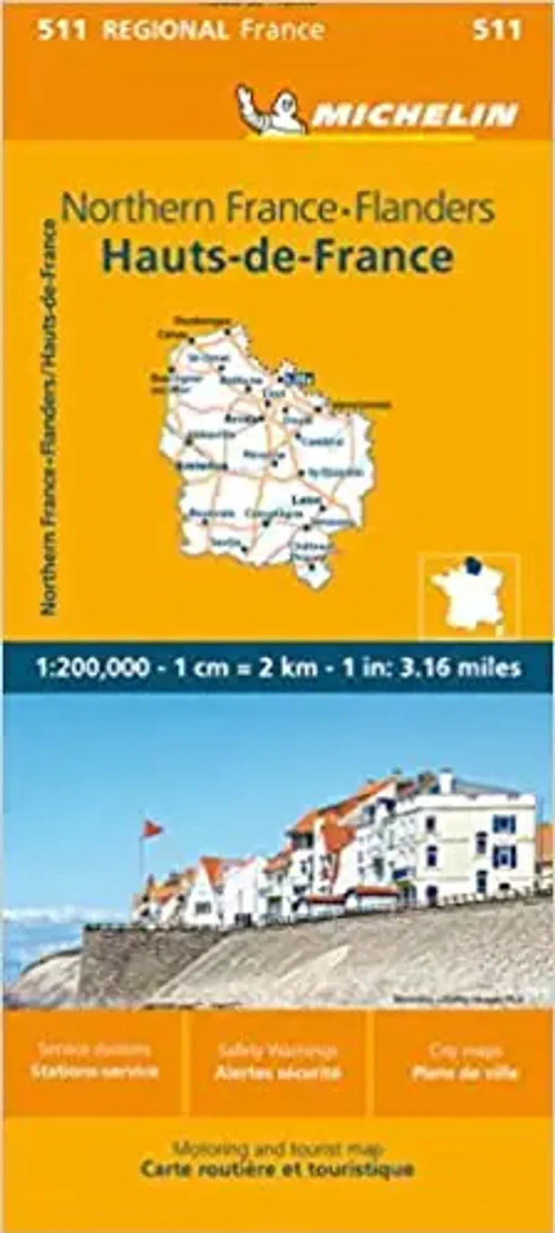 Northern France & Flanders Regional Map 511