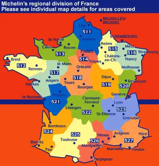 Provence-Alps-French Riviera Regional Map 527