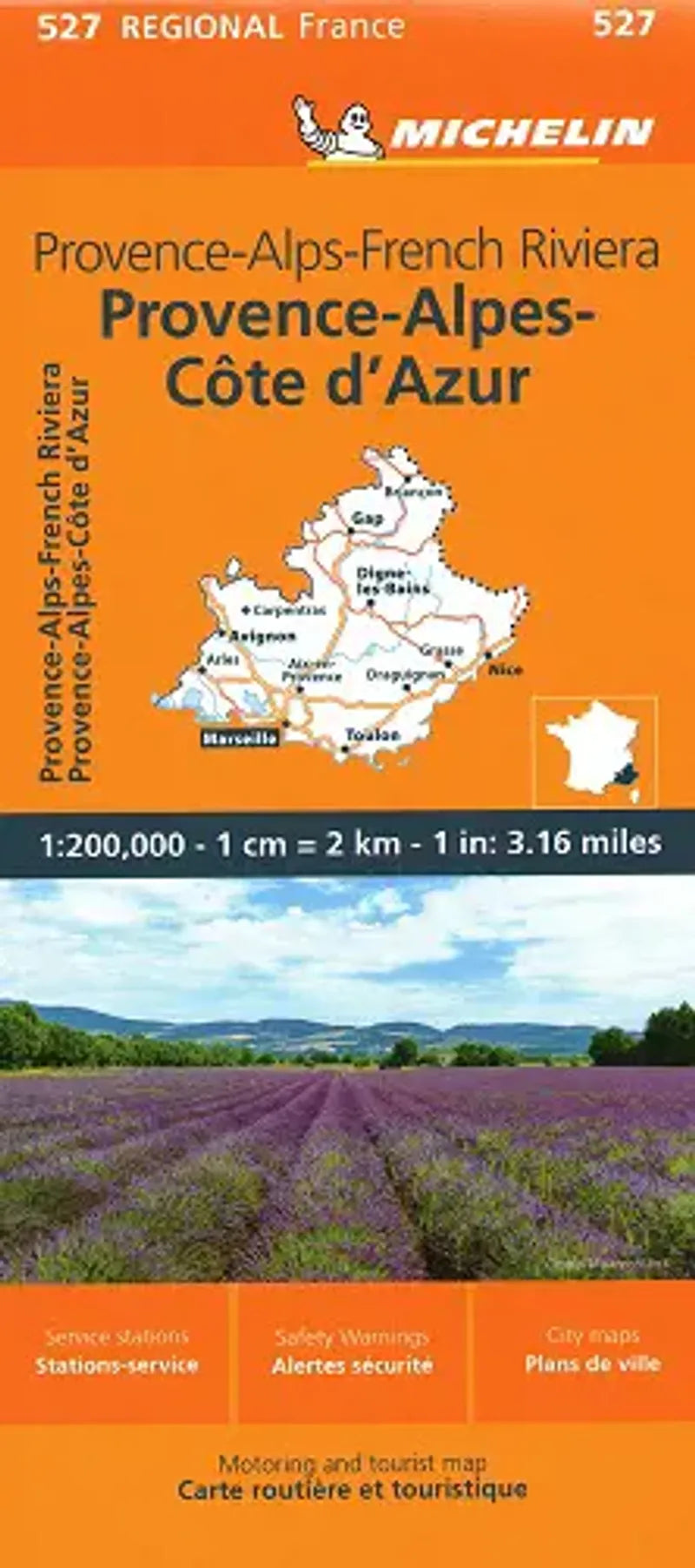 Provence-Alps-French Riviera Regional Map 527