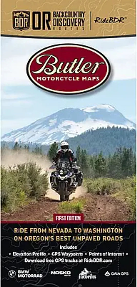 Oregon Backcountry Motorcyle Map