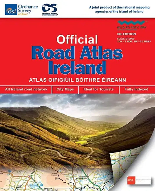 Ireland Road Atlas Spiralbound l Ordnance Survey
