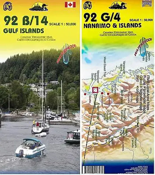 Gulf Islands & Nanaimo Islands Map