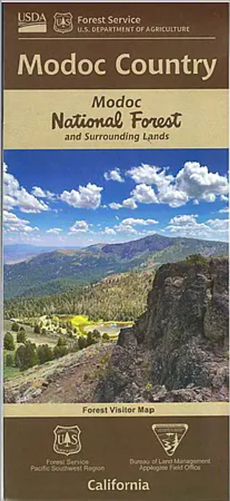 Modoc Country National Forest Map