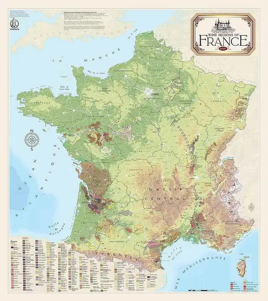 France Wine Region Map